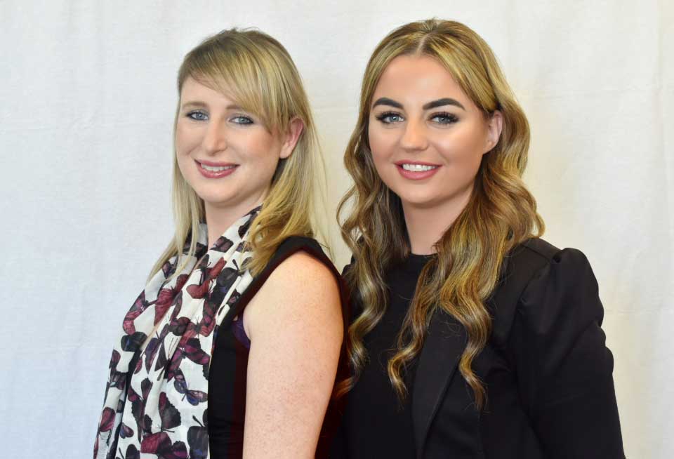 Natasha and Chloé from Paul Crowley & Co's Private client department